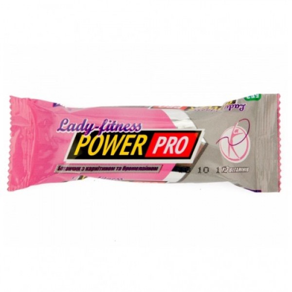 Протеїновий батончик, Power Pro, Lady Fitness - 60 г