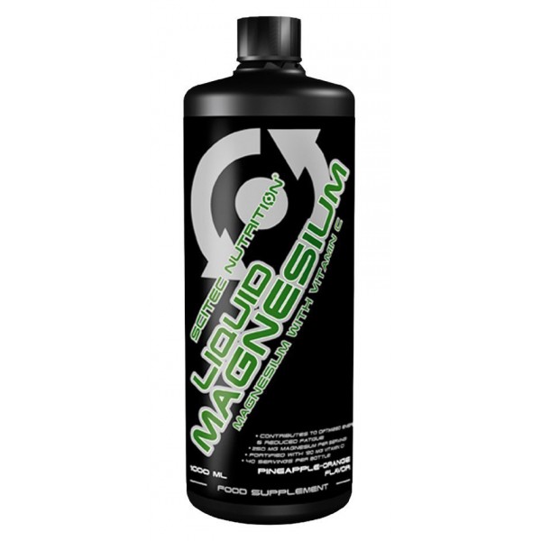 Магний в жидкой форме + Витамин С, Scitec Nutrition, Liquid Magnesium - 1 л