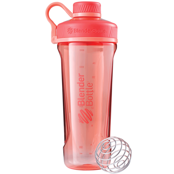 Шейкер Radian c шариком 940 ml Coral