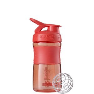 Шейкер SportMixer с шариком 590 ml Coral