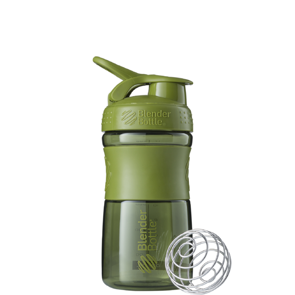 Шейкер SportMixer с шариком 590 ml Moos Green