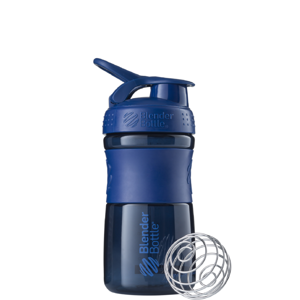 Шейкер SportMixer с шариком 590 ml Navy