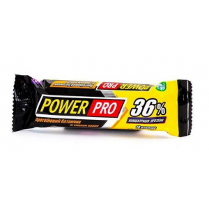 PowerPro Батончик 36%, 60 г (20шт/уп) - ваниль