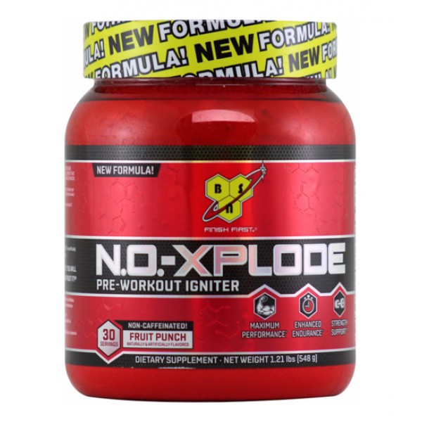 Предтренировочный комлекс без кофеина, BSN, N.O.-Xplode 3.0 NON-caffeinе - 555 г