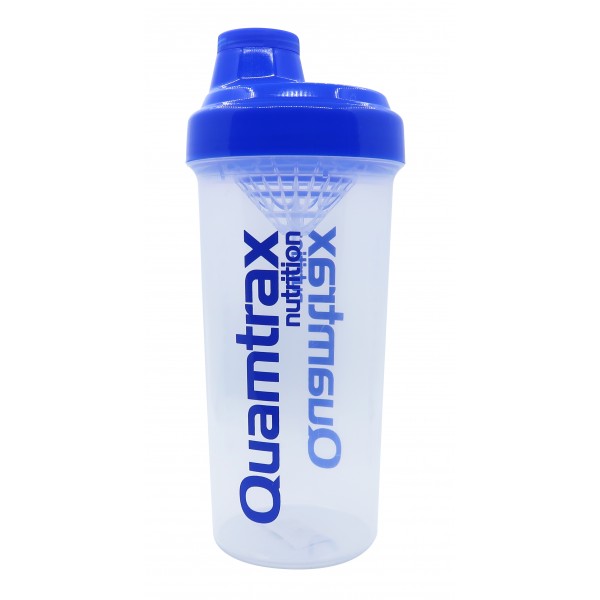 Shaker bottle 750 ml Quamtrax clear/blue