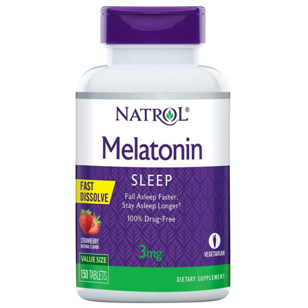 Melatonin 3mg Fast Dissolve - 150 таб