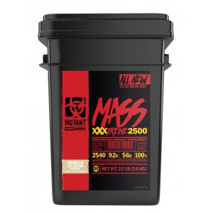 Гейнер, экстримальный набор веса, Mutant, Mass Xxxtreme 2500 - 10 кг