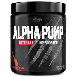 Предтрен без кофеина для пампа, Nutrex Research, Alpha Pump - 176 г