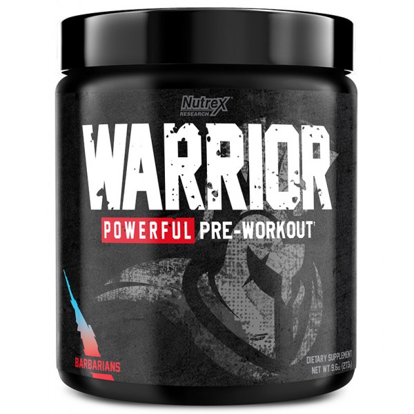 Предтренировочный комплекс с высоким содержанием кофеина, Nutrex Research, Warrior Pre-Workout - 267 г