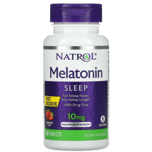 Natrol Melatonin 10mg Straw - 60 таб