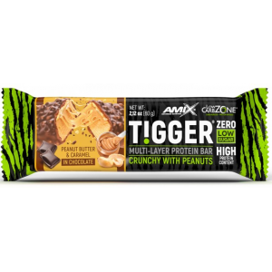 Протеиновый батончик без сахара, Amix, TiggerZero Multi-Layer Protein Bar - 60 г