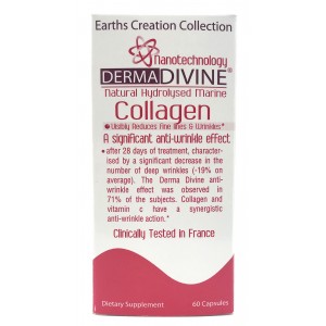 Морской коллаген, Earths Creation, Marine Collagen - 60 капс