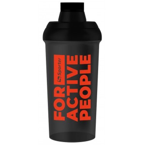 Shaker bottle 700 ml Sporter - red text