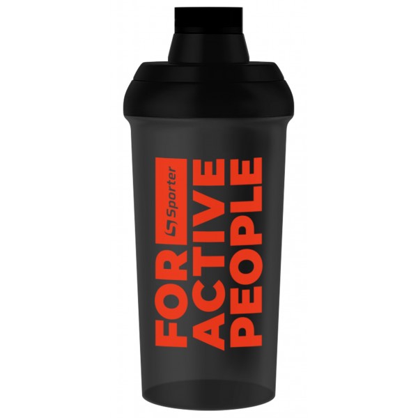 Shaker bottle 700 ml Sporter - red text