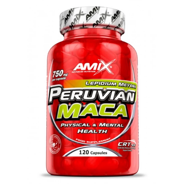 Мака перуанская, Amix, Peruvian MACA 750 мг - 120 веган капс