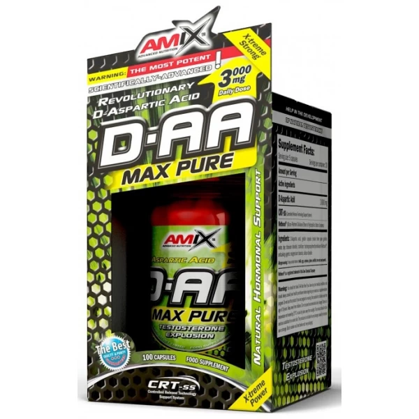 Д-аспарагінова кислота, Amix, D-AA - 100 капс