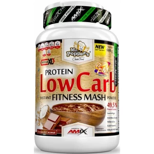 Протеїнове пюре швидкого приготування, Amix, Mr.Popper´s - Low Carb Fitness Mash - 600 г