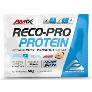 Протеїн з вуглеводами, креатином і електролітами (пробник), Amix, Reco-Pro Protein - 50 г