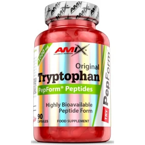 Незаменимая аминокислота Л-Триптофан, Amix, Tryptophan PepForm Peptides 500 мг - 90 капс