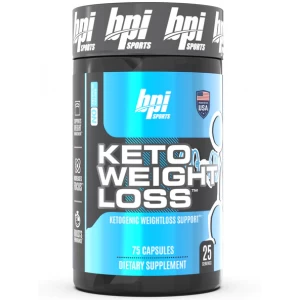 Жироспалювач для кето дієти, BPi, Keto Weight Loss - 75 капс