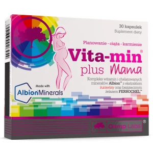Витамины и минералы в хелатной форме для беременных женщин, Olimp Labs, Vitamin + Mama - 30 капс