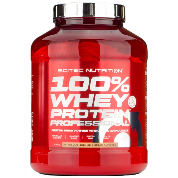 Сывороточный концентрат, Scitec Nutrition, 100% Whey Protein Professional - 2,3 кг