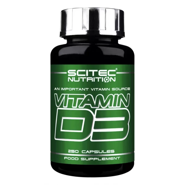 Вітамін Д3, Scitec Nutrition, Vitamin D3 - 250 капс