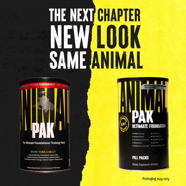 Вітамінний комплекс для тренувань, Universal Nutrition, Animal Pak - 44 пак (EU)