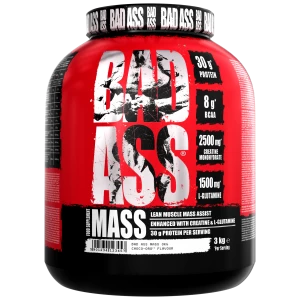 Високобілковий гейнер з креатином,  BAD ASS Mass - 3 кг 