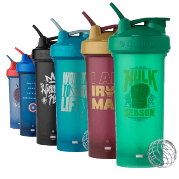 Шейкер з кулькою, BlenderBottle, Classic Loop Pro - 820 мл Marvel - Hulk