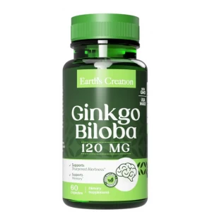 Гінкго Білоба екстракт, Earths Creation, Ginkgo Biloba 120 мг - 60 капс