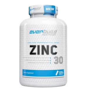 Цинк хелат, Everbuild Nutrition, Zinc Bisglycinate 30 мг - 120 таб
