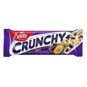 Батончик вуглеводний, GoOn Nutrition, Crunchy bar - 40 г - Слива-Ваніль