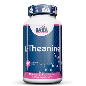 Амінокислота Л-Теанін 200 мг, Haya Labs, L-Theanine 200 мг - 60 капс