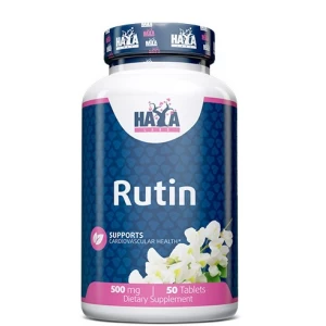 Рутин 500 мг (Вітамін Р, цитрусовий флавоноїд), Haya Labs, Rutin - 50 таб
