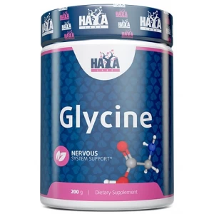 Амінокислота Л-гліцин в порошковій формі, Haya Labs, Glycine - 200 г