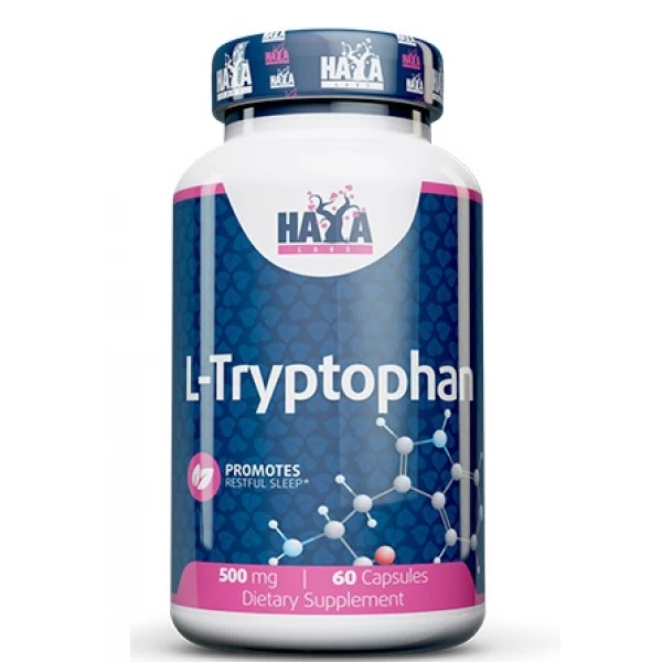 L-Триптофан, Haya Labs, L-Tryptophan 500 мг - 60 капс
