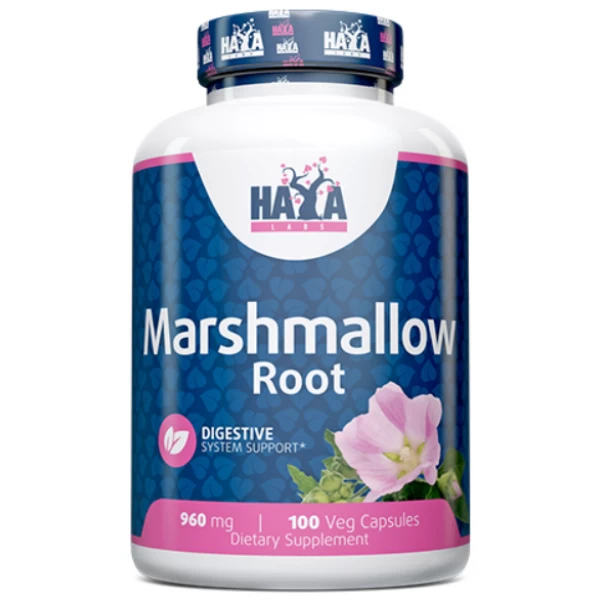 Корінь алтея, Haya Labs, Marshmallow Root 960 мг - 100 веган капс