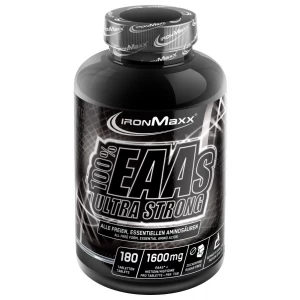 Комплекс незаменимых аминокислот в таблетках, IronMaxx, 100% EAAs Ultra Strong - 90 таб