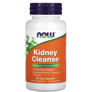 Здоровье почек и мочевыводящих путей, NOW, Kidney Cleanse - 90 веган капс
