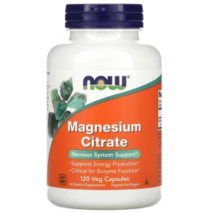 Магній цитрат, NOW, Magnesium Сitrate - 120 веган капс