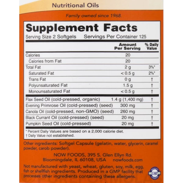 Комплекс жирных кислот Омега 3-6-9, Omega 3-6-9 1000 мг