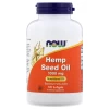 Конопляна олія, NOW, Hemp Seed Oil 1000 мг - 120 гель капс