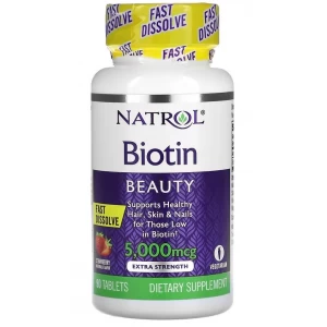 Біотин 5000 мкг, Natrol, Biotin 5000 мкг Natrol - 90 таб