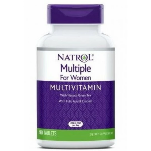 Комплекс витамин и минералов для женщин, Natrol, Multiple for Women Multivitamin - 90 таб