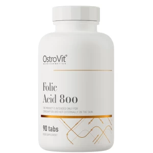 Фолієва кислота (Вітамін В9), OstroVit, Folic Acid - 90 таб
