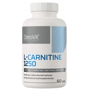 Л-карнітин (високе дозування), OstroVit, L-Carnitine 1250 мг - 60 капс