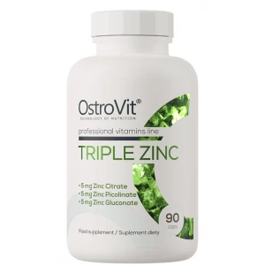 Цинк (суміш 3-х форм), OstroVit, Triple Zinc - 90 капс