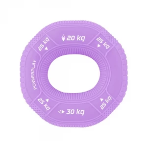 Эспандер кистевой силиконовый, PowerPlay, PP-4331 (Hand Grip Medium 20-25-30 кг) - Фиолетовый