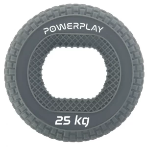 Эспандер кистевой силиконовый PowerPlay PP-4333 Hand Grip Large 25 кг серый